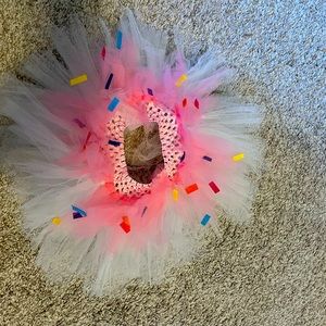 Donut tulle tutu for baby girl